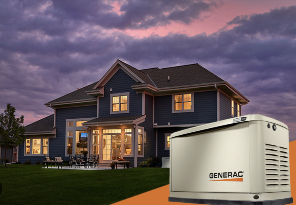 A generac standby generator protecting a household during a power outage